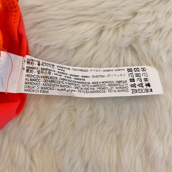 Zara Purple Magazine Orange Pink Bike Shorts Medium - Picture 6 of 12